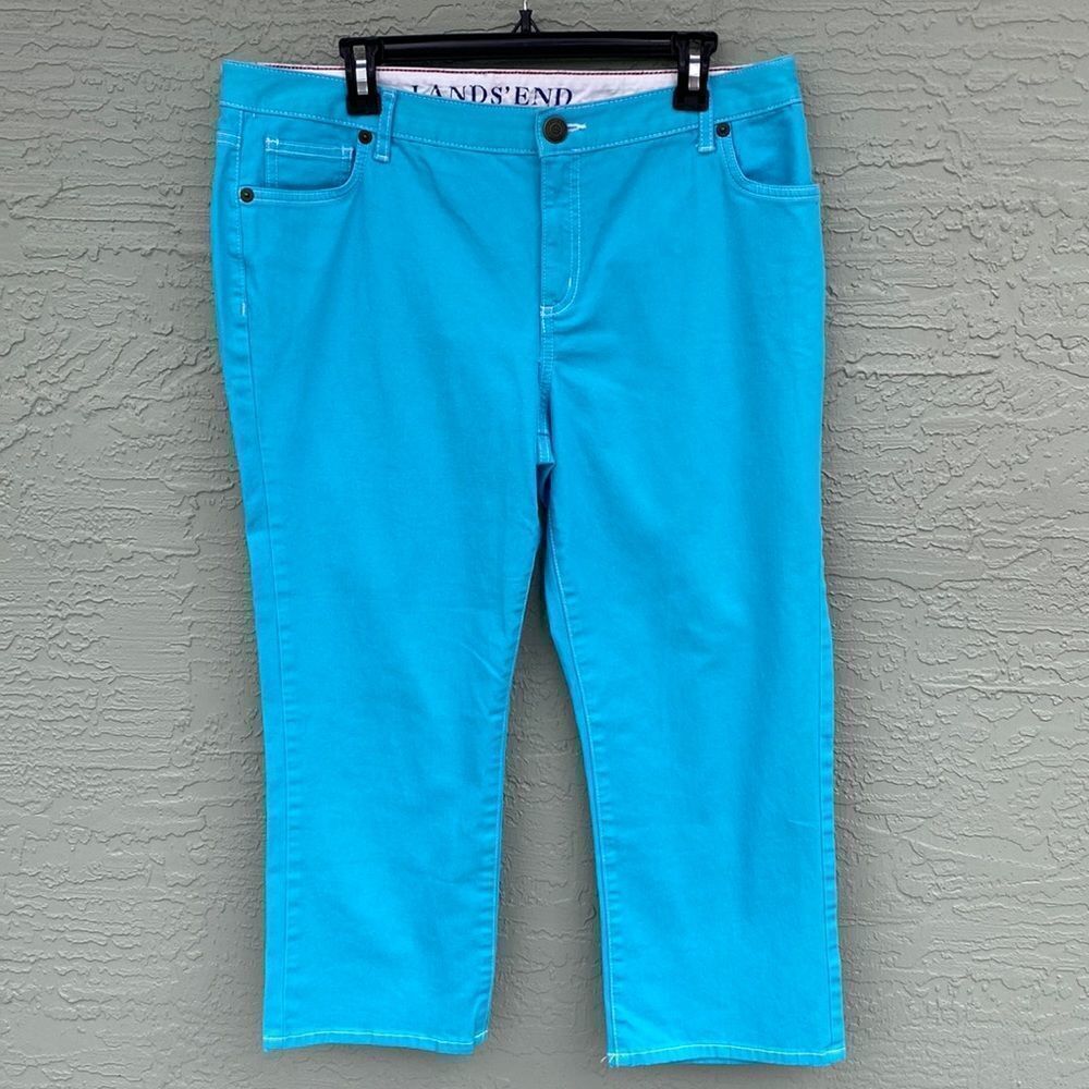 Lands’ End Sz 14 Original Fit Boot Leg Modern Fit Jeans